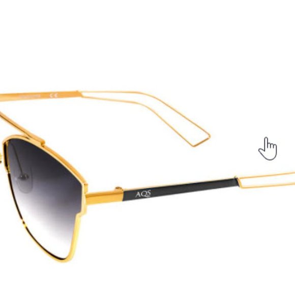 AQS by Aquaswiss Emery Unisex Sunglasses NWT and case - Picture 3 of 3